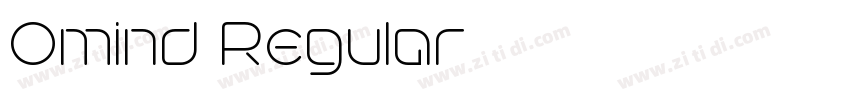 Omind Regular字体转换 Omind Regular字体转换